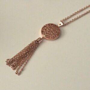 FWP Charming Charlie Rose Gold 24 inch Necklace